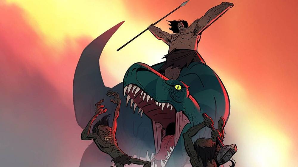 Primal: Tales of Savagery (2019), Film Genndyho Tartakovského Primal: Tales of Savagery představuje jeskynního člověka a dinosaura na pokraji vyhynutí. Toto nepravděpodobné přátelství, které spojuje tragédie, se stává jedinou nadějí na přežití.