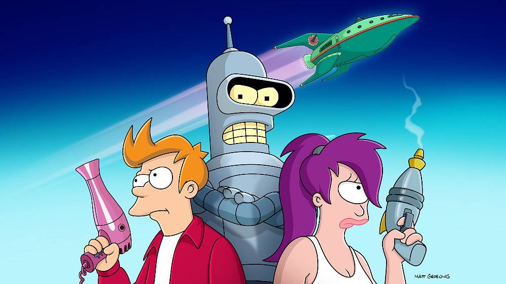 Futurama, Je to nehorázné! Je to šílené! A nehorázně, šíleně zábavné! Dobré zprávy vespolek, kultovní animovaný sci-fi seriál Matta Groeninga se vrací na obrazovky televize Prima. Ale pozor, tady už nejsme ve Springfieldu – ale v New Yorku za tisíc let, v budoucnosti, jakou jsme si ani v těch nejdivočejších snech nedovedli představit. Fry je naprosto obyčejná nula z naší doby, která se nedopatřením ocitá v budoucnosti. Život v neznámém, futuristickém světě se neuvěřitelně podobá tomu našemu. Je to úplně stejný mix všeho báječného a příšerného. Ať už se v něm dějí sebevětší šílenosti, nezbývá než neztrácet smysl pro humor a od srdce se jim zasmát. Mezi otravnými mimozemšťany, naštvanými roboty a pokaženými vynálezy se lidé stále snaží vyrovnat s těmi samými životními a milostnými problémy... A doprava je taky pořád stejně na prd. Fry doslova unikl před vlastní bezvýznamnou minulostí, takže se rozhodne pomoct novým přátelům s jejich každodenní noční můrou. Stává se věrným společníkem překrásné jednooké mimozemšťanky Leely, která by mu mohla nakopat zadek, a věčně sprostého a beznadějně neurotického alkoholického robota Bendera. Společně se snaží ošulit systém a vymáčknout z něho aspoň kapku štěstí. A jak ubíhají dny, Fry se začíná cítit v budoucnosti jako doma... Futurama rozebírá slasti i strasti (nejen) lidské existence, ale i problémy, se kterými si zatím nemusíme lámat hlavu. Jako třeba co dělat, když mobil zabudovaný v palci vytočí špatné číslo.