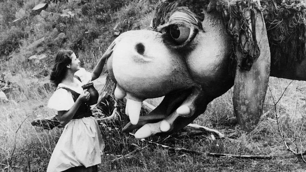 Za humny je drak (1983).
V jednom království v lese, se usadí dobrácký drak Mrak. Královi lokajové na něho narazí při lovu a celí vyděšení jdou zprávu předat králi. Vrchní lovčí vylíčí draka v hrůzných barvách a král usoudí, že drak bude chtít královskou dceru. Vyhlásí tedy odměnu za zabití draka, nikomu se však do boje s ním nechce. Jediný, kdo se přihlásí, je princeznin milý, loutnista Marian, kterého však král nemá rád, a tak ho vyhodí.