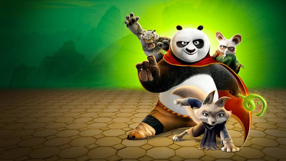 Kung Fu Panda 4 (2024).
Po už mnohokrát prokázal, že si titul „Dračí bojovník“ navzdory všemu (zejména své nemotornosti) skutečně zaslouží. Pod odborným dohledem Mistra Šifu, se stará o to, aby jeho rodné Údolí klidu dostálo svému názvu. Jenže jeho mentor si teď usmyslel, že Po by měl povýšit a stát se duchovním vůdcem celého údolí a tím pádem také vybrat svého nástupce do role Dračího bojovníka. To se pandímu hrdinovi moc nezamlouvá, protože o duchovním vedení toho ví ještě mnohem míň, než na startu své hrdinské kariéry věděl o kung fu. Úvahy o novém ochránci Údolí klidu naneštěstí přeruší mocná čarodějnice, která je sice původem chameleón, jenže je to vlastně jedno, protože se dokáže proměnit prakticky v kohokoliv. A tahle potvora se právě rozhodla, že získá bojové dovednosti od všech legendárních kung fu bojovníků, které Po v minulosti porazil.