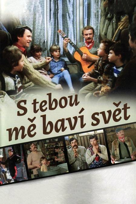 S tebou mě baví svět (1983).
Každoroční pánská jízda tří otců se vlivem razantního zásahu manželek stává něčím jako mateřskou školou v zimní přírodě. Ukáže se, že v jistých situacích jsou otcové lepšími mámami nežli mámy samé, což platí hlavně tehdy, když mámy nejsou v dohledu. Jejich výchovné metody jsou velmi svérázné a vyvolávají plno zmatků a úsměvných situací...