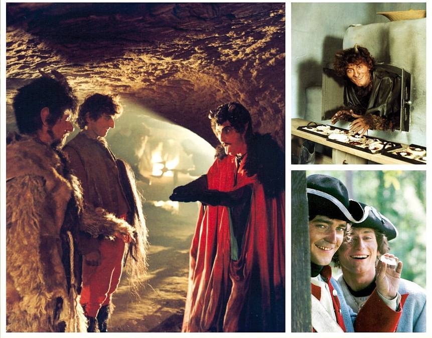S čerty nejsou žerty (1985).
Chamtivá macecha připraví svého nevlastního syna Petra o všechno, včetně dědictví po jeho otci. Petr se mezitím seznámí s dcerami místního knížete, když je zachrání při projížďce, při které se jim splašili koně, a zaujme ho vyzývavá Angelína. Petr však pro ni nic neznamená. To její sestra Adélka, hodná a skromná, se do Petra hned zamiluje. Petrova macecha se neštítí ničeho a aby se ho zbavila, spikne se s místním správcem. Společně proti Petrovi kují pikle a pošlou ho do vězení a poté i na vojnu. Petr však uteče a protlouká se světem. Když už neví kudy kam, potká věrného a spravedlivého přítele – samotného čerta.