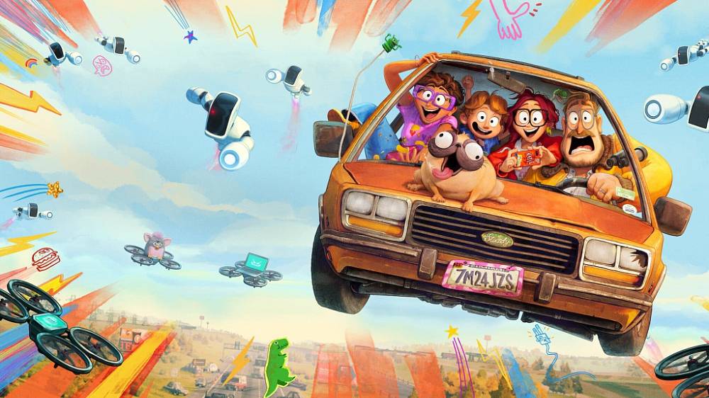 Rodina na baterky (2021). Animovaný, Dobrodružný, Komedie. Vyjeli si na pořádný výlet, ale robotí apokalypsa jim zatla tipec. Teď má Mitchellovic rodinka, ulítlá jako žádná jiná, na krku záchranu celého lidstva.