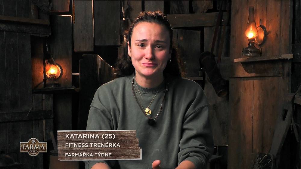 Kateřina z Farmy se konečně dočkala. Poprvé v životě dostala funkci a legálně ze sebe může dělat idiota