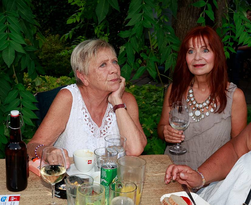 Ljuba Krbová na party Divadla Broadway