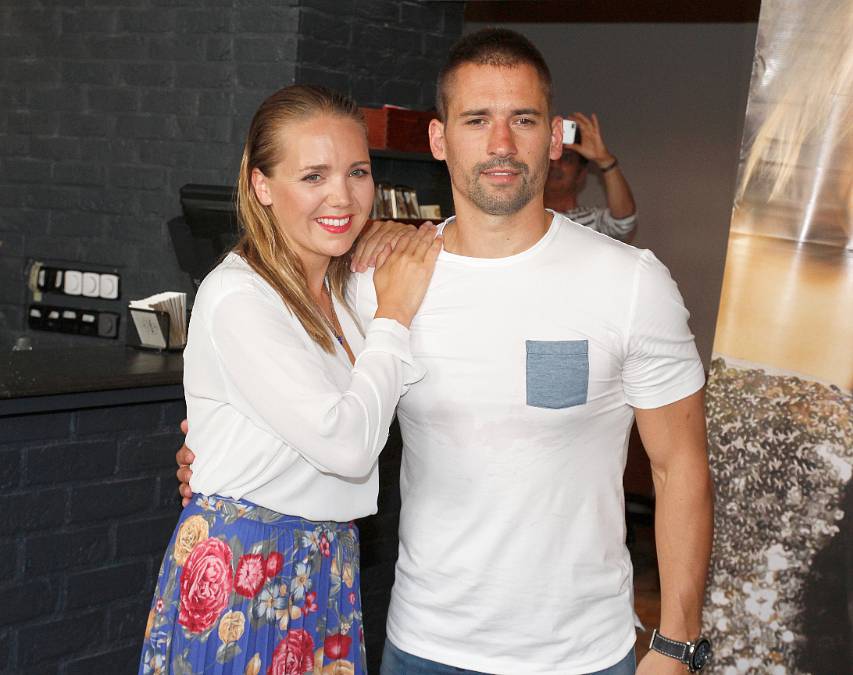 Lucie Vondráčková a Tomáš Plekanec