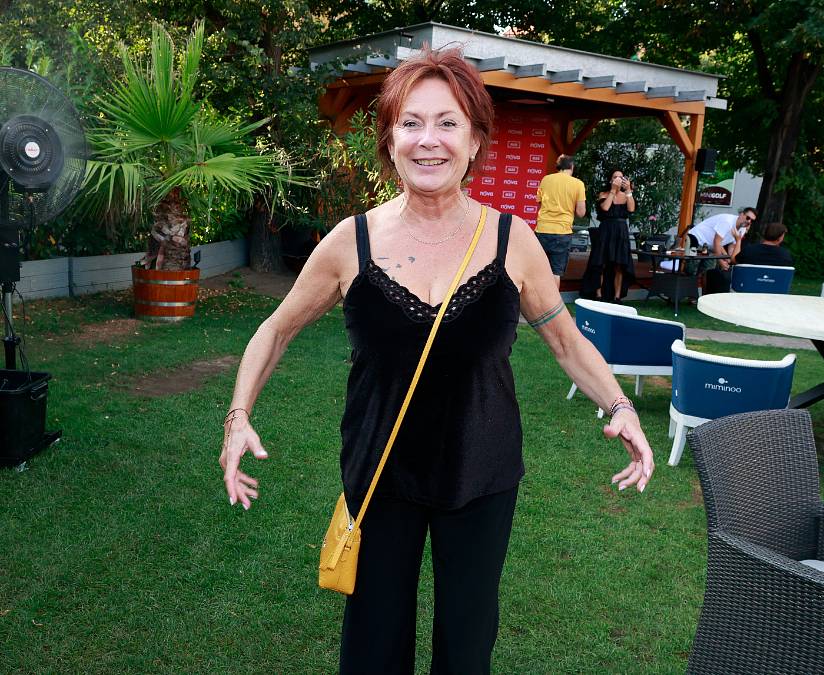 Ilona Svobodová na oslavě Ulice