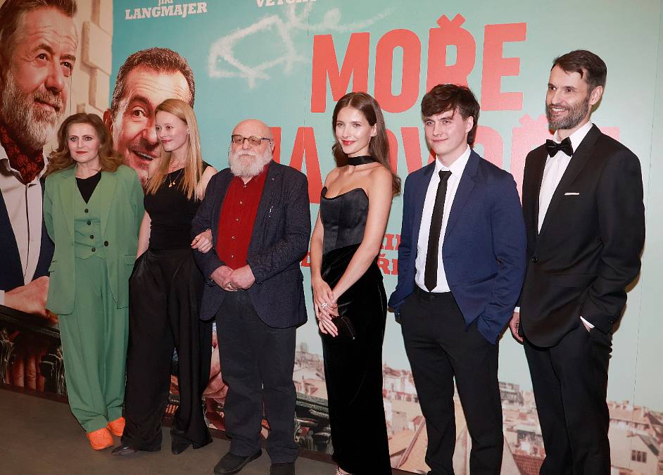 Linda Rybová, premiéra filmu Moře na dvoře