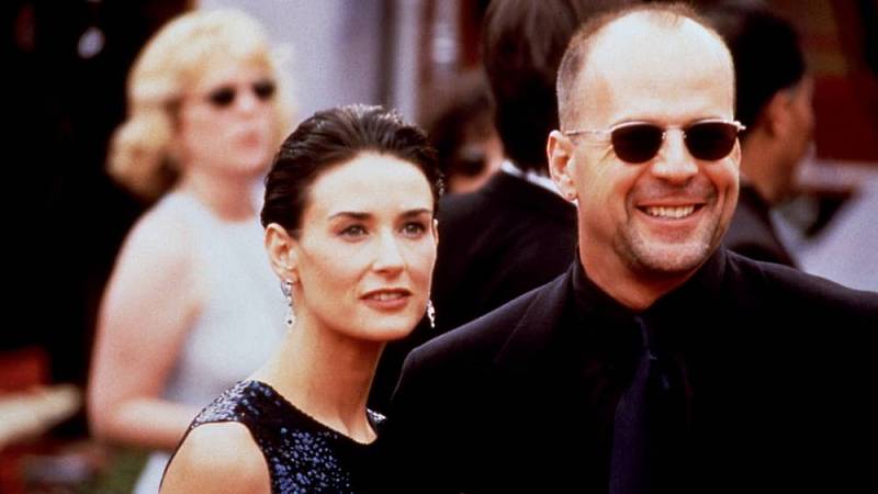 předchozí manželka Demi Moore a Bruce Willis v roce 1997