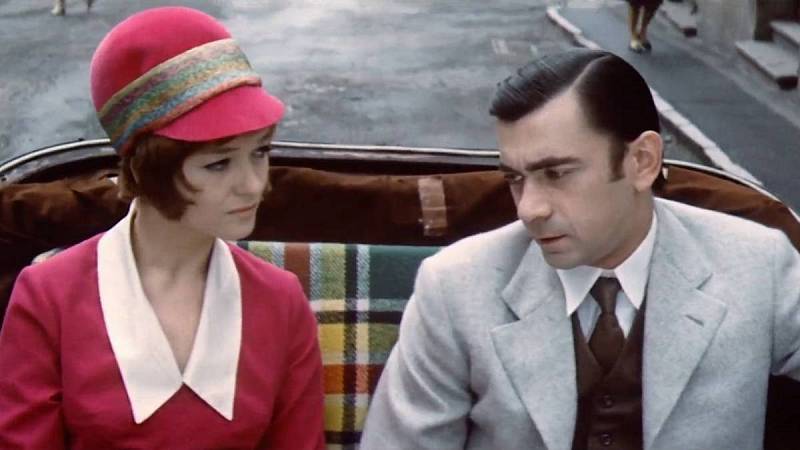 z filmu Smrt černého krále z roku 1972, Carmen Mayerová a Petr Čepek