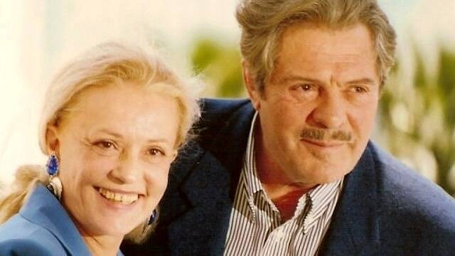 Jeanne Moreau et Marcello Mastroianni na festivalu v Cannes v roce 1991