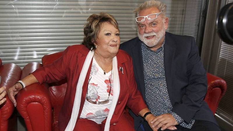 Václav Upír Krejčí s Jiřinou Bohdalovou