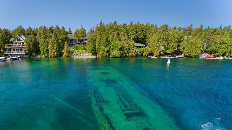 Vraky lodí u Velkých jezer