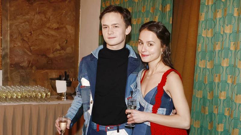 Maxmilián Kocek s přítelkyní