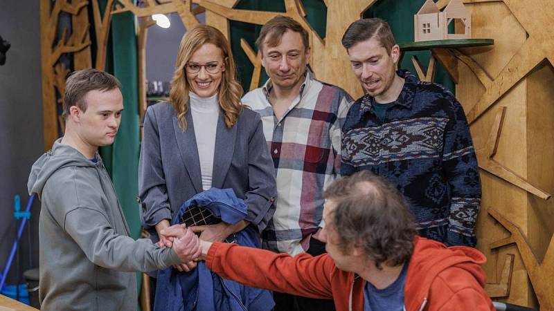 Jiří Černý s kolegy v Ulici