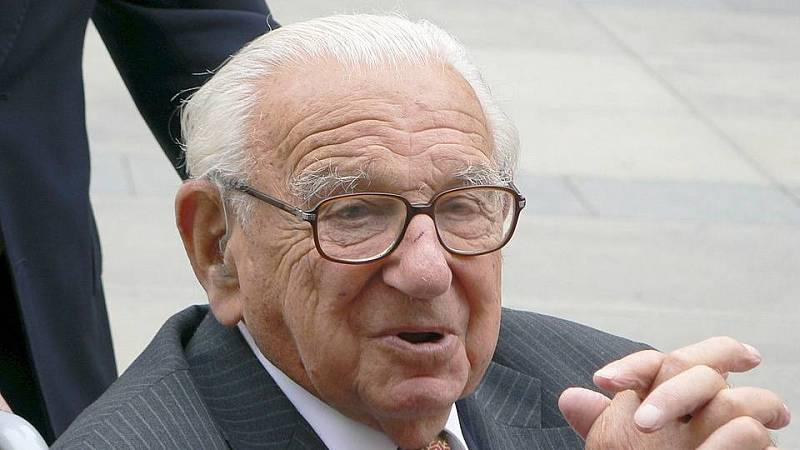 skutečný Nicholas Winton v Praze, 2007