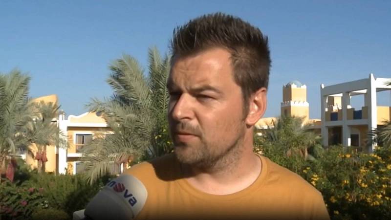 Petr Kramný ještě v Egyptě