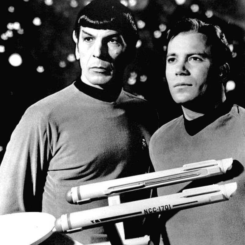 Spock a Kirk v původním seriálu Star Trek