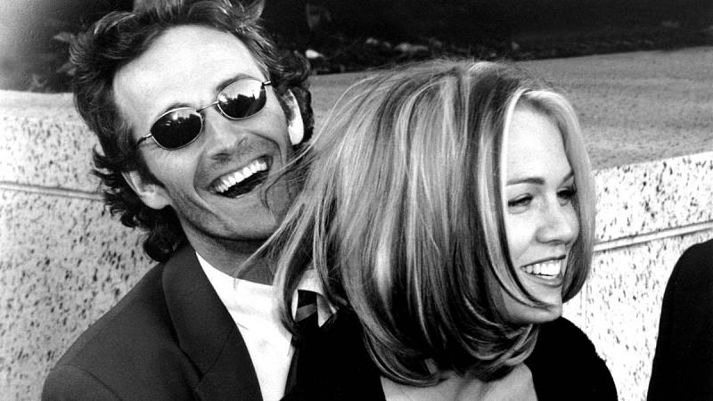 Luke Perry, Jenny Garth,  New York, 1999
