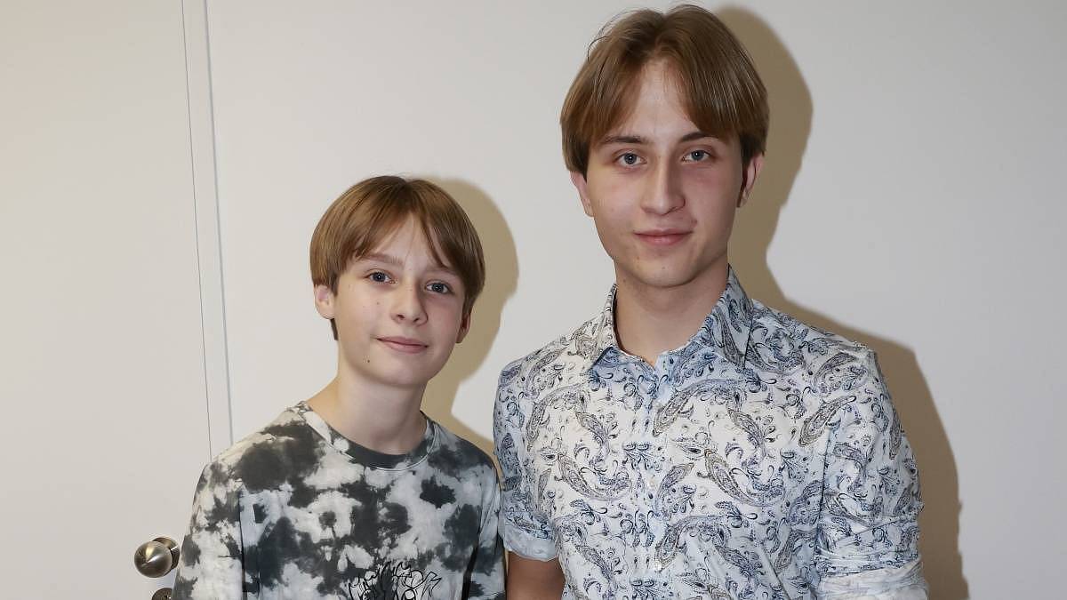 Alfréd a Felix Šrámkovi. Herectví, hra na harfu i floristika