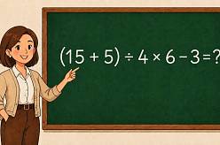Matematická zkouška dospělosti: Spočítejte správně (15 + 5) ÷ 4 × 6 - 3. Půlka Čechů to nedá vůbec