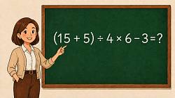 Matematická zkouška dospělosti: Spočítejte správně (15 + 5) ÷ 4 × 6 - 3. Půlka Čechů to nedá vůbec