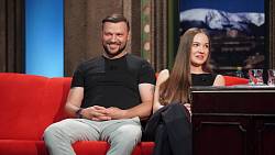 Kateřina Ujfaluši z Ulice a její táta Tomáš byli hosty v Show Jana Krause Kateřina Ujfaluši z Ulice a její táta Tomáš byli hosty v Show Jana Krause